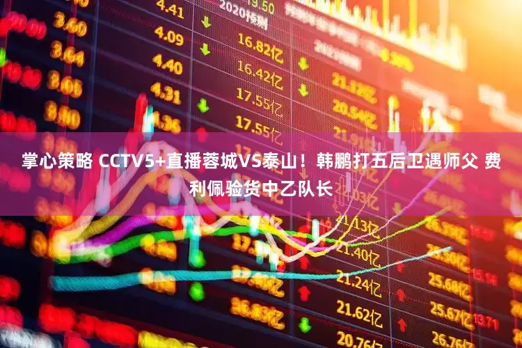 掌心策略 CCTV5+直播蓉城VS泰山！韩鹏打五后卫遇师父 费利佩验货中乙队长