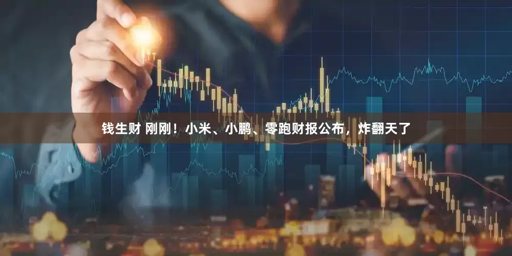 钱生财 刚刚！小米、小鹏、零跑财报公布，炸翻天了